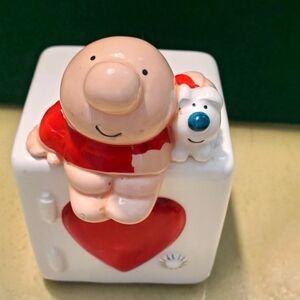 Ziggy Heart Love Talk Vintage 1980 Ceramic Bank